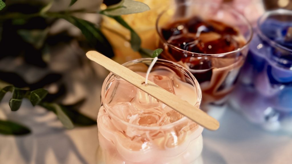 Rosane Iced Handle selbstgemacht im Glas